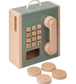 Liewood Trælegetøj - Telefon - Rufus - Faune Green/Golden Carame