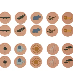 Liewood Vendespil - Easton - 20 Brikker - Safari/Pale Tuscany Mu