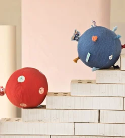 Lilliputiens Aktivitetsbold m. Rangle - Paulette - Rød/Multi