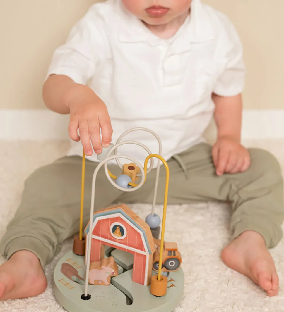 Little Dutch Aktivitetslegetøj - Perlelabyrint - Little Farm