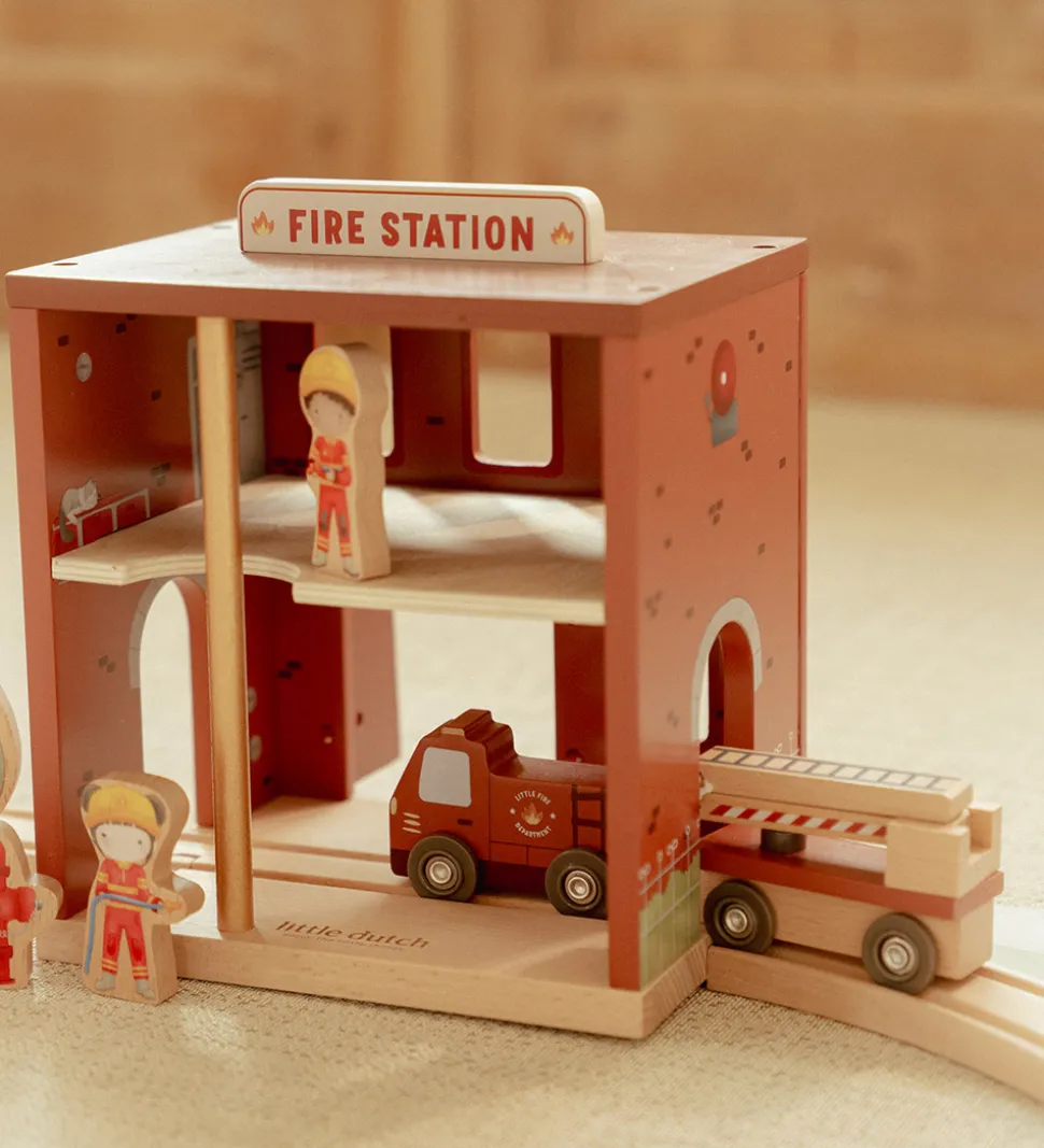 Little Dutch Brandstation - Træ