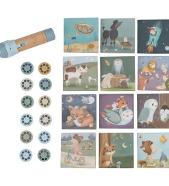 Little Dutch Historie Projektorlommelygte - Blå