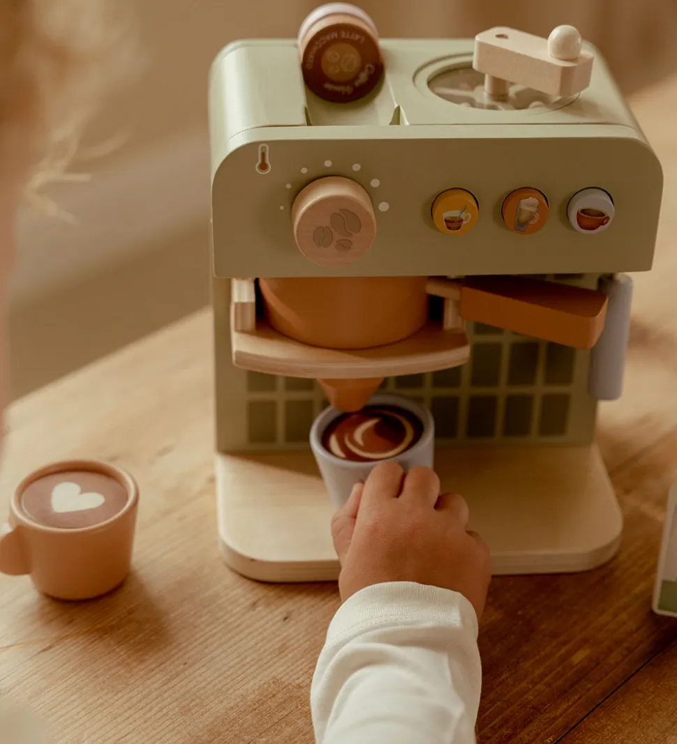 Little Dutch Kaffemaskine - Træ - Grøn