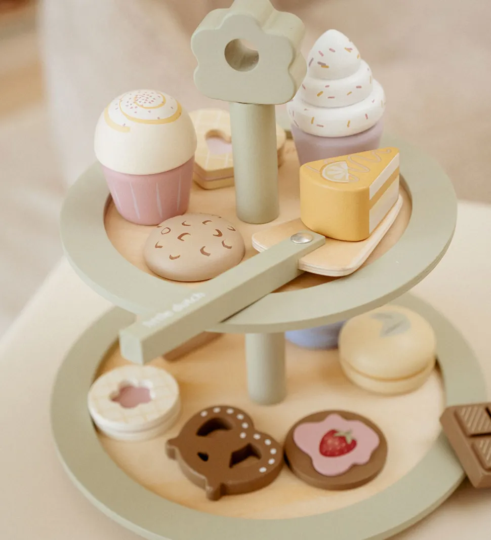 Little Dutch Kagefad - Træ - 19 Dele - Multi