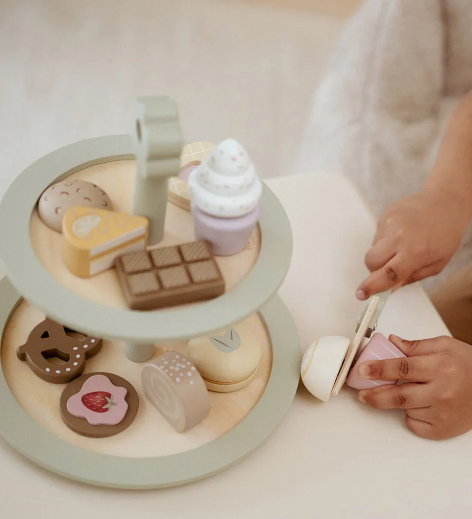 Little Dutch Kagefad - Træ - 19 Dele - Multi