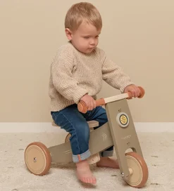 Little Dutch Løbecykel - Træ - Olive