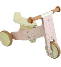 Little Dutch Løbecykel - Træ - Pink Flower
