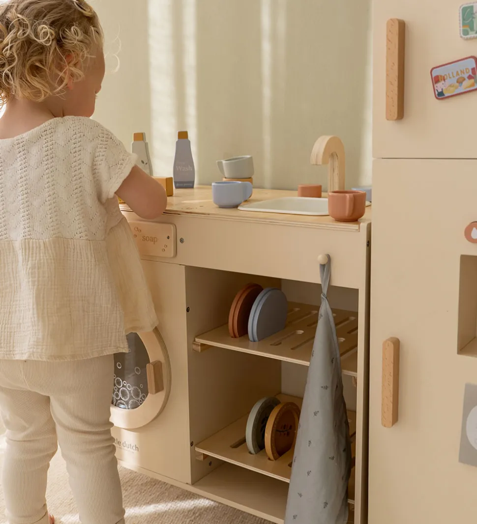 Little Dutch Opvaskemaskine - Træ - Hvid