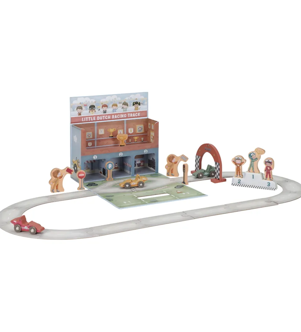 Little Dutch Racerbane - Træ - Multi