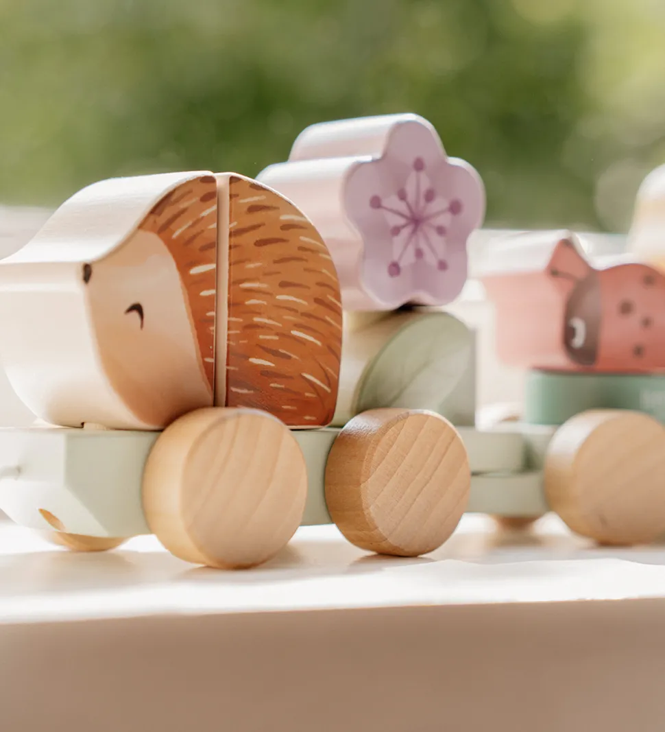 Little Dutch Stabletog - Træ - 15 Dele - Fairy Garden