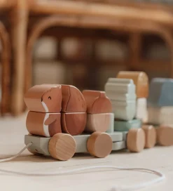 Little Dutch Stabletog - Træ - 18 Dele - Forest Friends