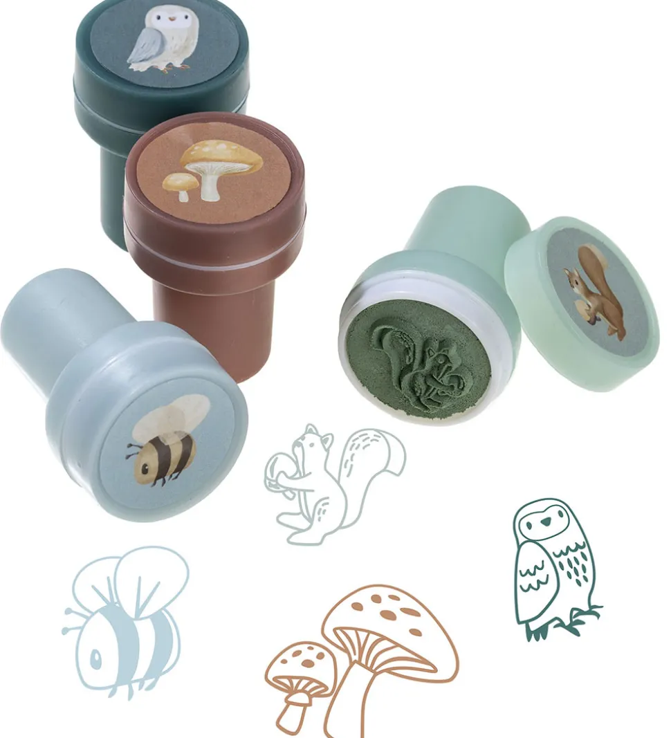 Little Dutch Stempler - Selvfarvende - 16 Stk. - Forest Friends