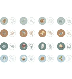 Little Dutch Stempler - Selvfarvende - 16 Stk. - Forest Friends