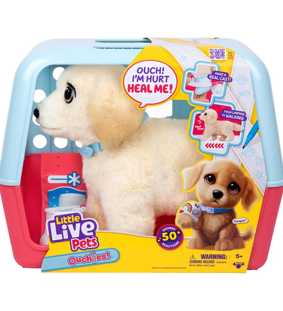 Little Live Pets Interaktiv Bamse - Ouchies - Cooper