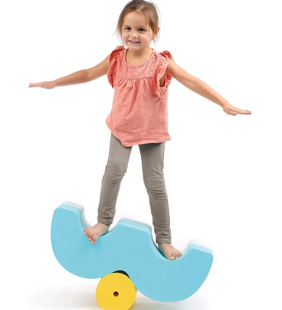 Ludi Motorikklodser - Skum - Blå/Gul