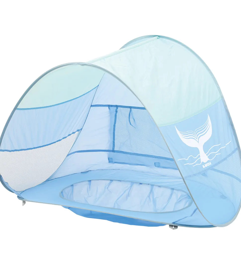 Ludi Skyggetelt - UV50 - 115x80 cm - Blå/Mint