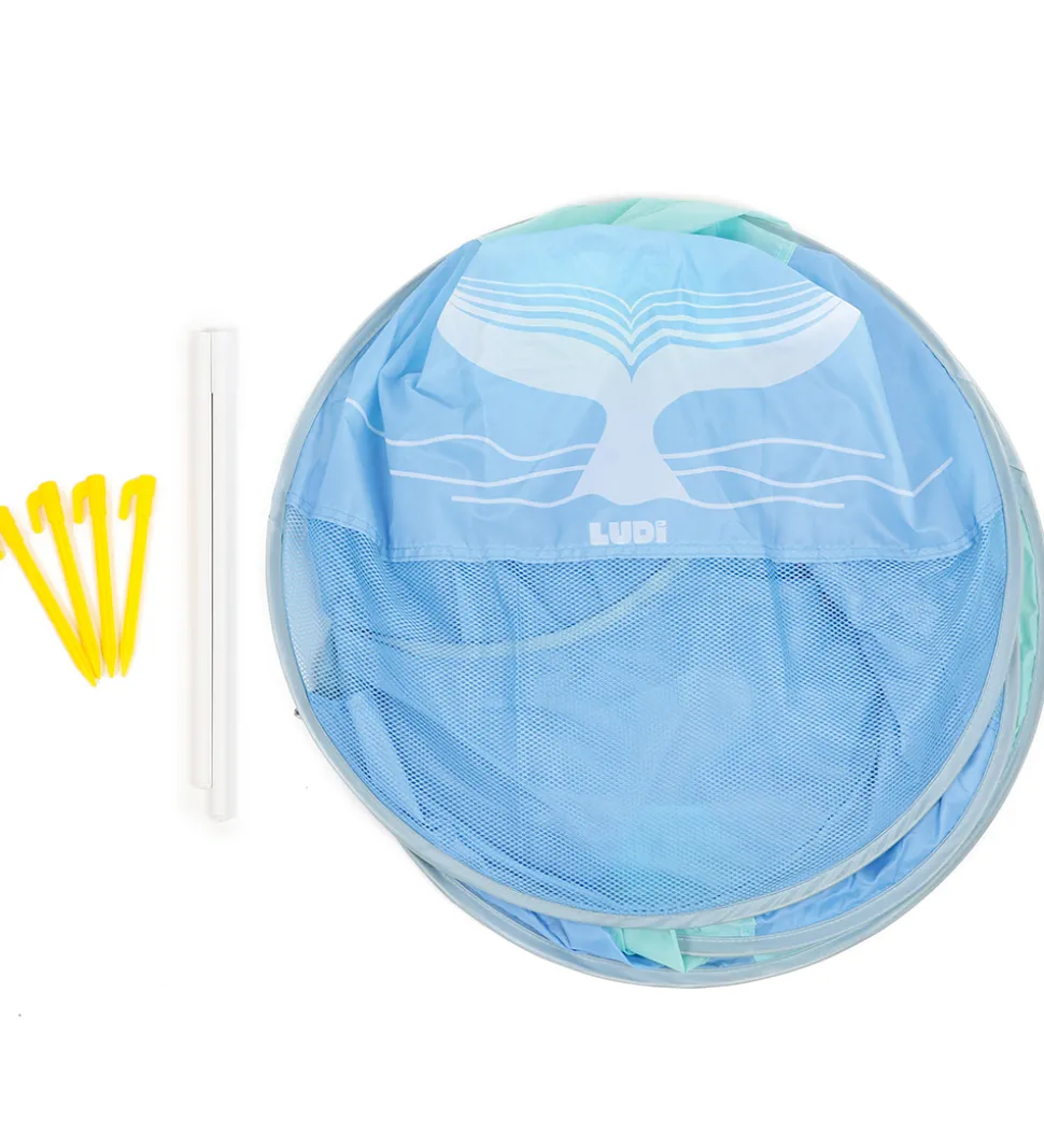 Ludi Skyggetelt - UV50 - 115x80 cm - Blå/Mint