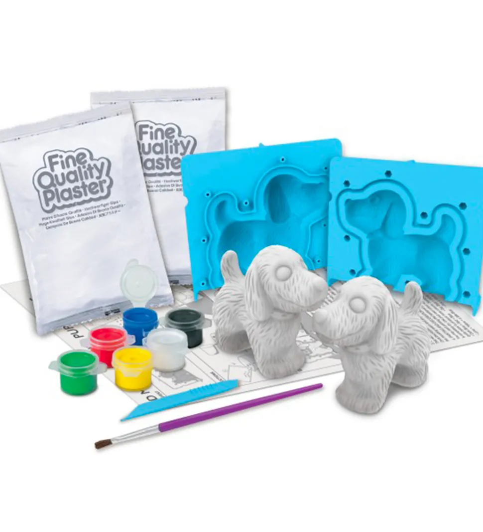 4M Støb & Mal - 3D Hvalpehunde