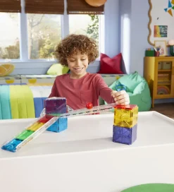 Magna-Tiles Magnetsæt - 33 Dele - Small Rail Racer + MicroMAGS