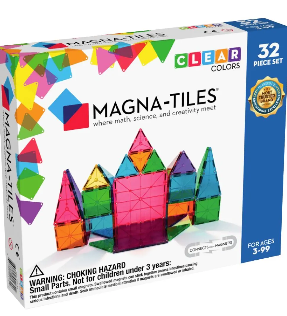 Magna-Tiles Magnetsæt - 32 Dele