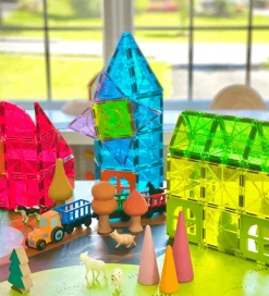 Magna-Tiles Magnetsæt - 110 Dele - Metropolis