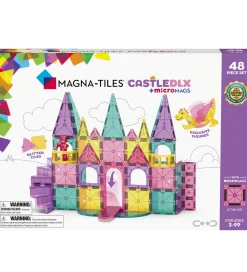 Magna-Tiles Magnetsæt - 48 Dele - Castle Deluxe + MicroMAGS