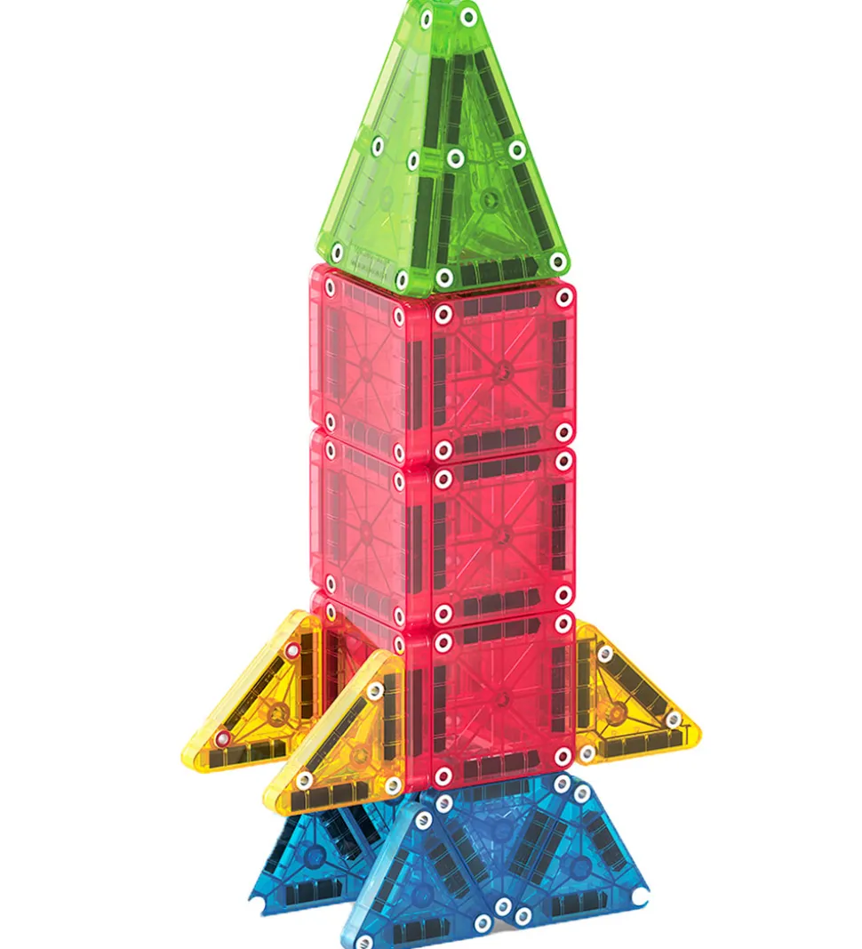 Magna-Tiles Magnetsæt - 26 Dele - MicroMAGS & Travel Tin Case