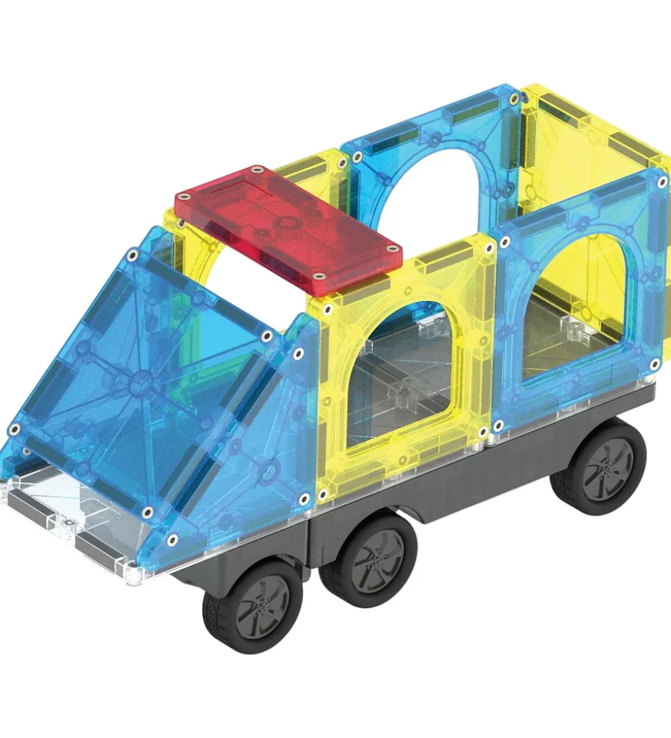 Magna-Tiles Magnetsæt - 110 Dele - City Center + MicroMAGS