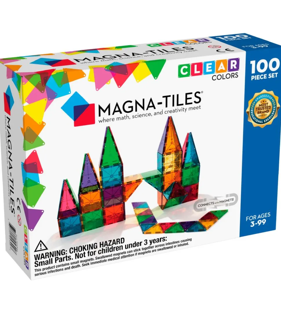 Magna-Tiles Magnetsæt - 100 Dele