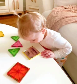 Magna-Tiles Magnetsæt - 15 Dele - Stardust Glitter & Spejle