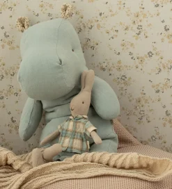 Maileg Bamse - Safari Friends - Flodhest - Medium - Blå/Grå