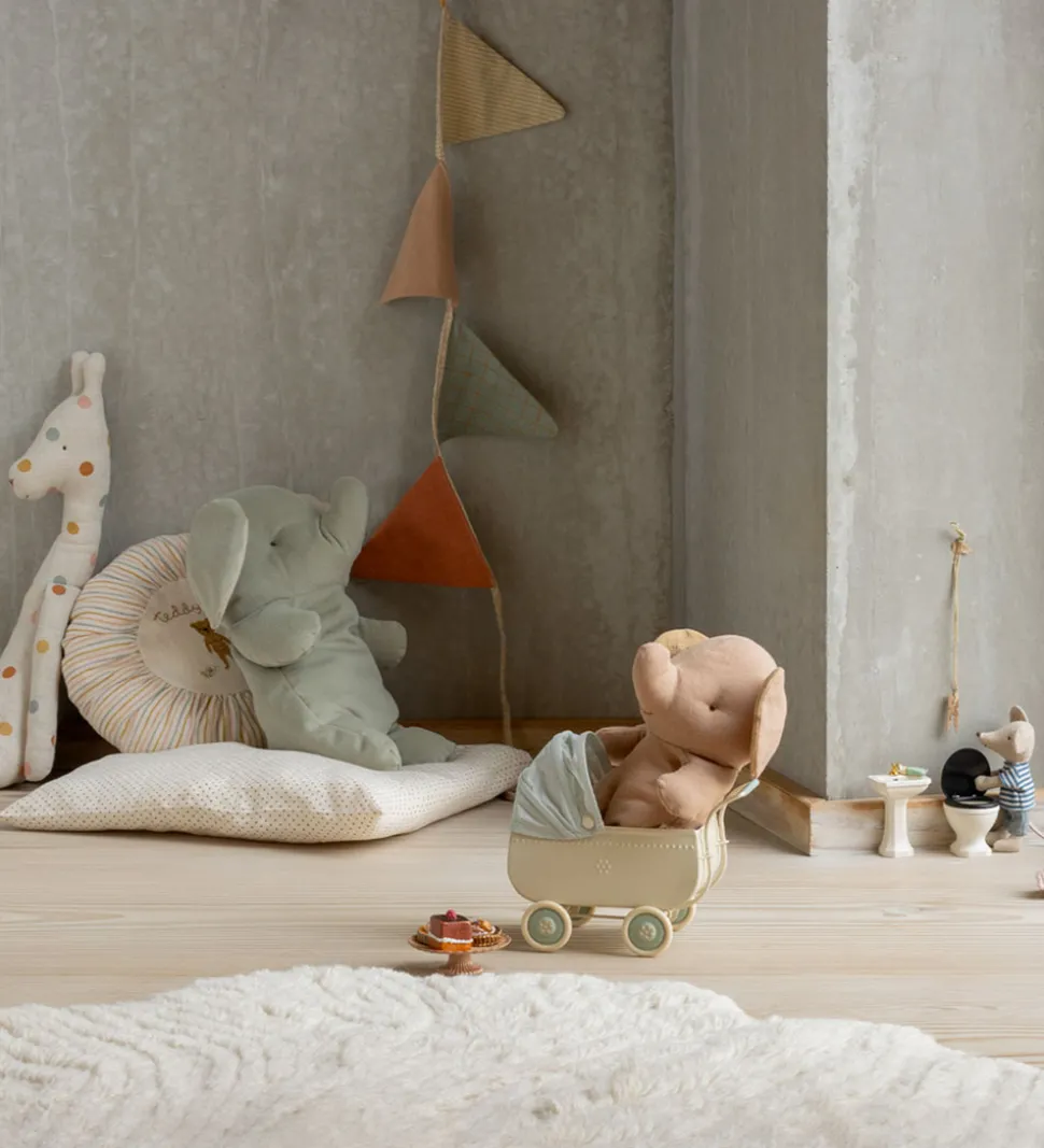 Maileg Bamse - Safari Friends - Medium Elefant - Iron Grey