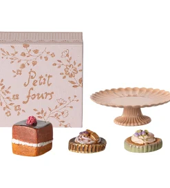 Maileg Dukketilbehør - Mini - Cakes and Cakestand