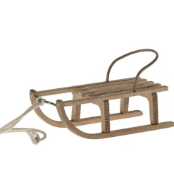 Maileg Dukketilbehør - Slæde - Træ - Mus