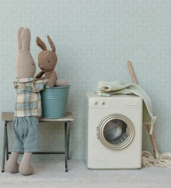 Maileg Hare - Micro - Strikket Dragt - Brun/Blå