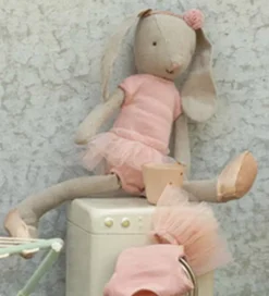 Maileg Kanin - Balletdragt Og Tylskørt - Str. 2 - Rosa