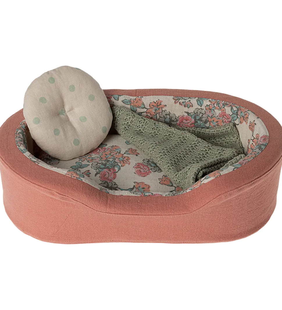 Maileg Kurv - Cosy Basket - 20x29 cm - Coral