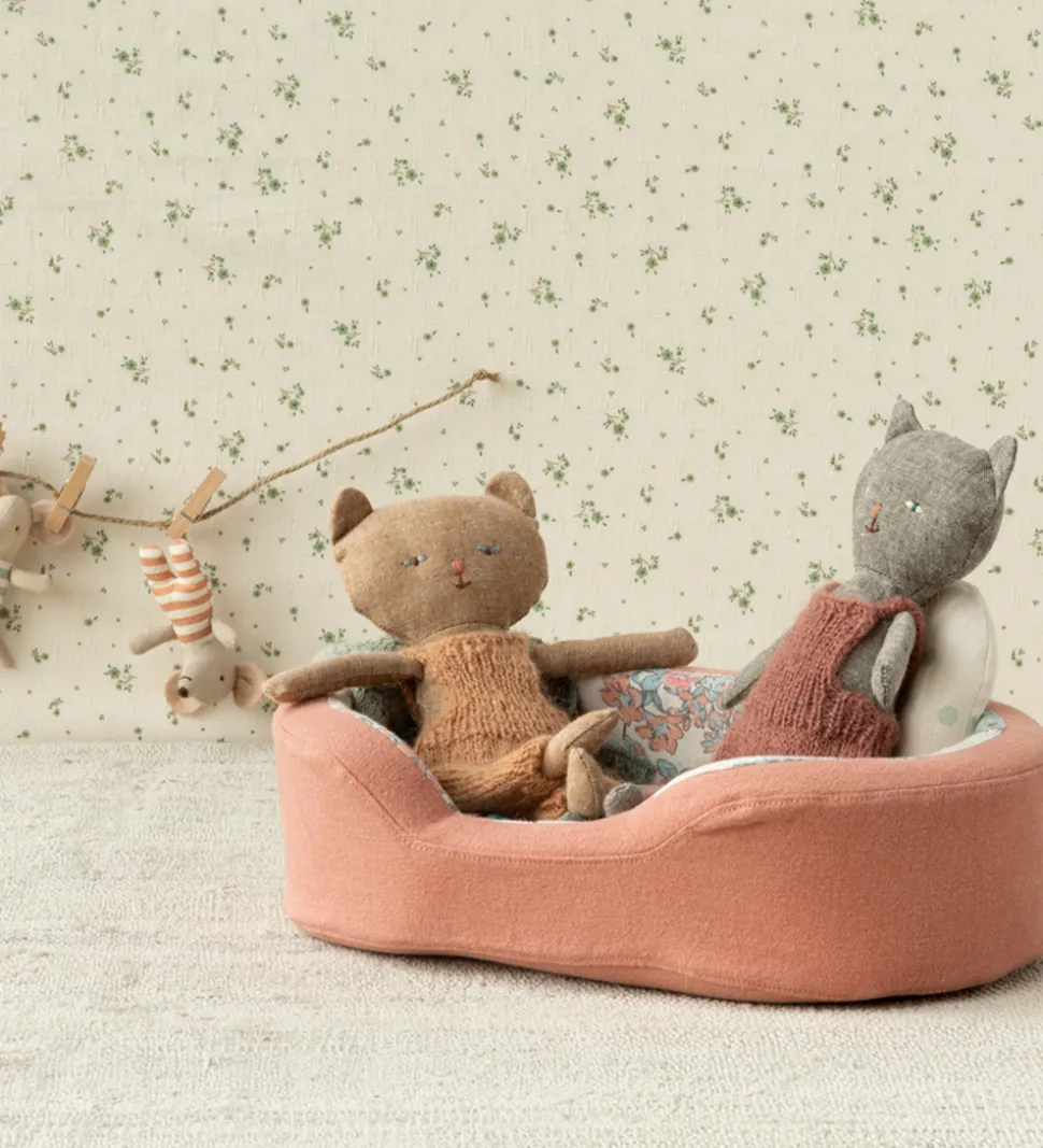 Maileg Kurv - Cosy Basket - 20x29 cm - Coral