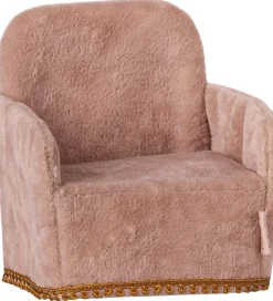 Maileg Miniature Foldbar Stol - Mus - Pudder