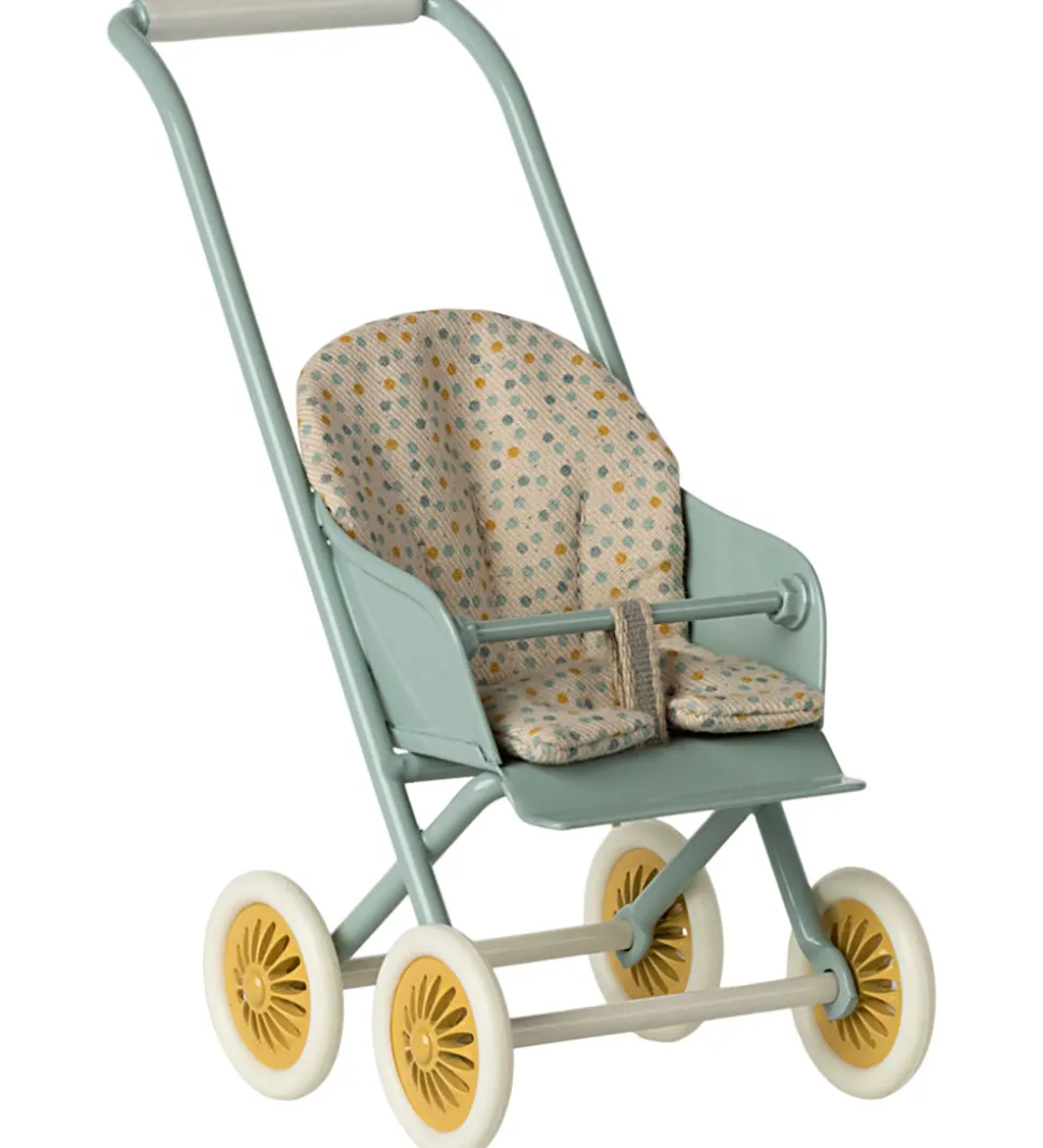 Maileg Miniature Klapvogn - Mikro - Mint