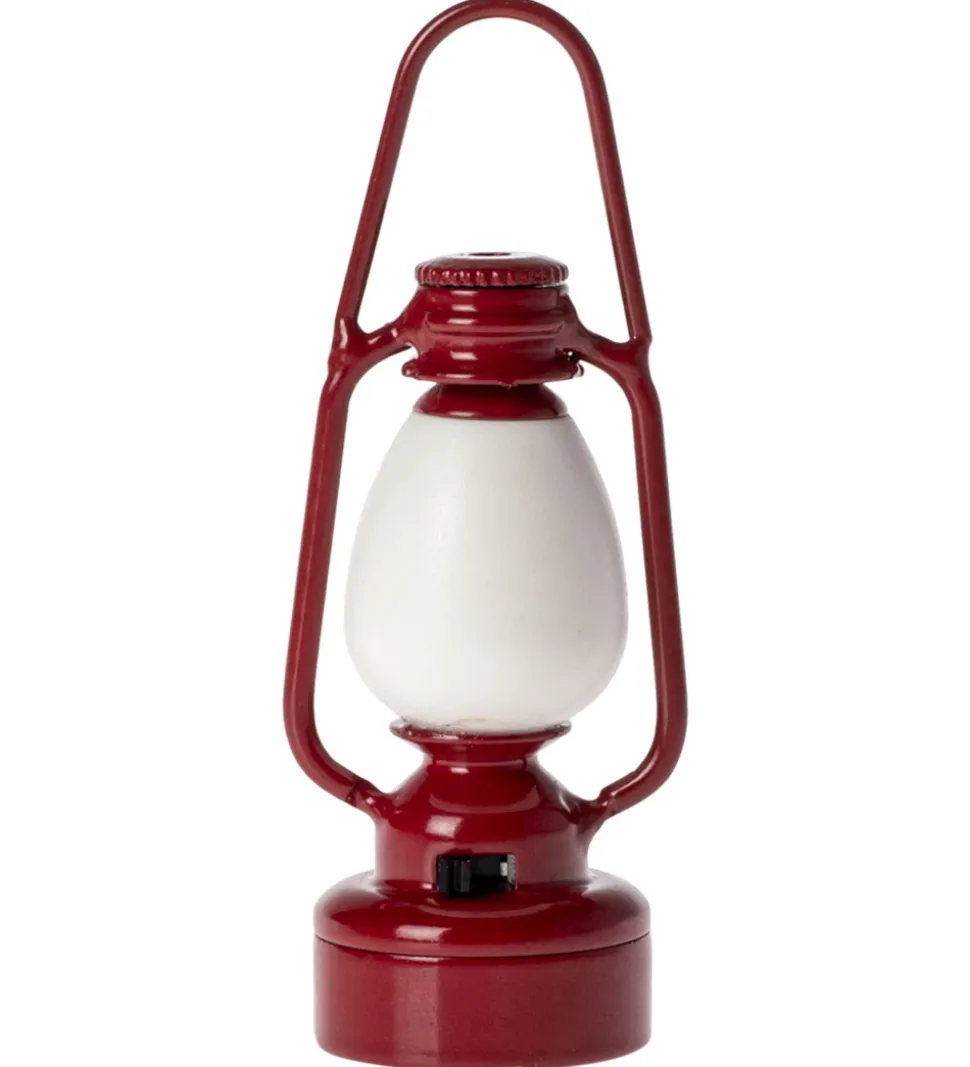 Maileg Miniature Lygte - Vintage Lantern - Mus - Rød