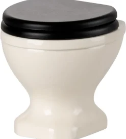 Maileg Miniature Toilet - Mus - Råhvid