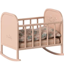 Maileg Miniature Vugge - My - Lys Rosa