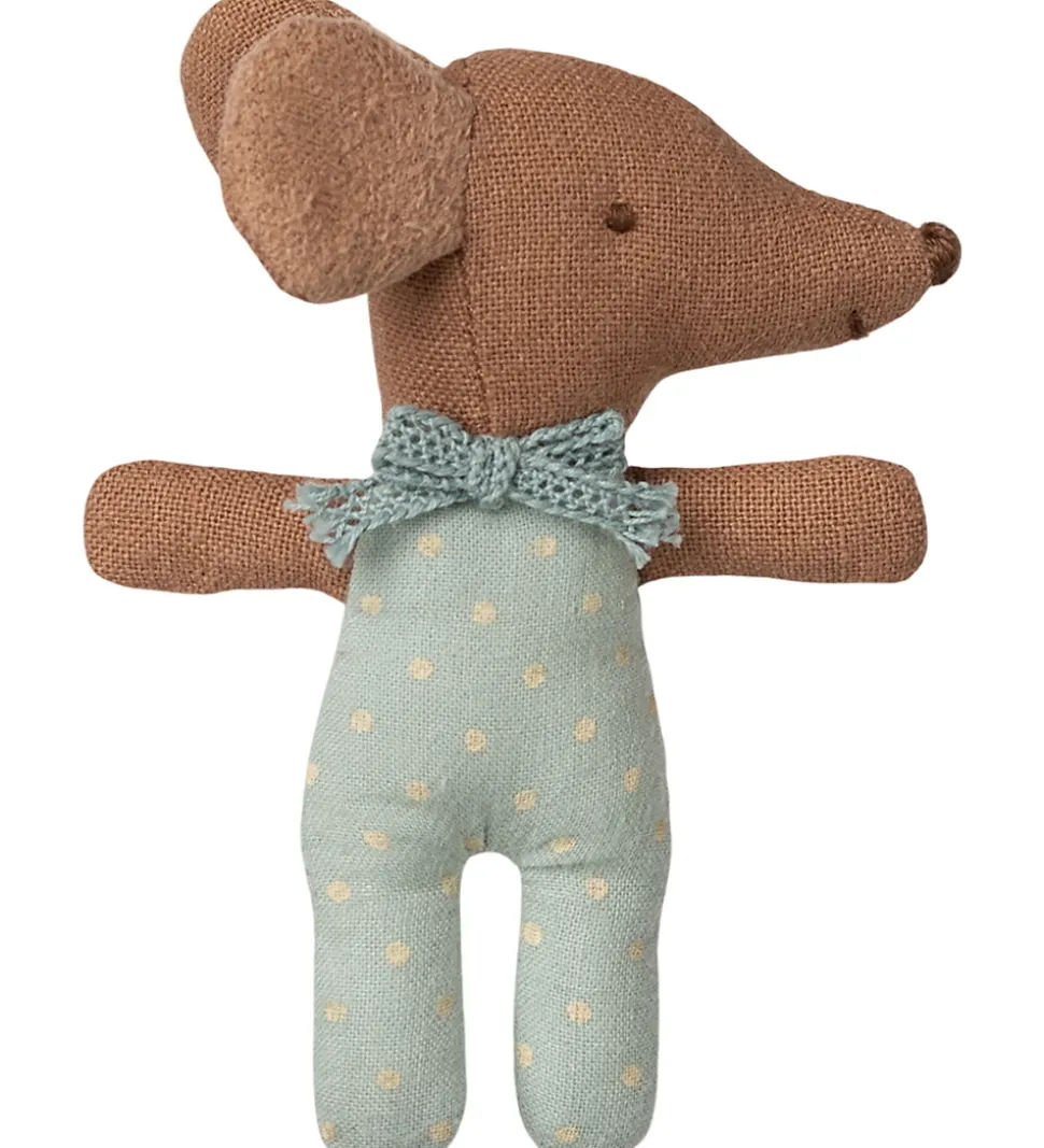 Maileg Mus - Babymus i Tændstikæske - Blå