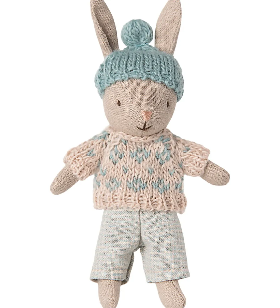 Maileg Vinter Hare - Micro - Sand/Mint