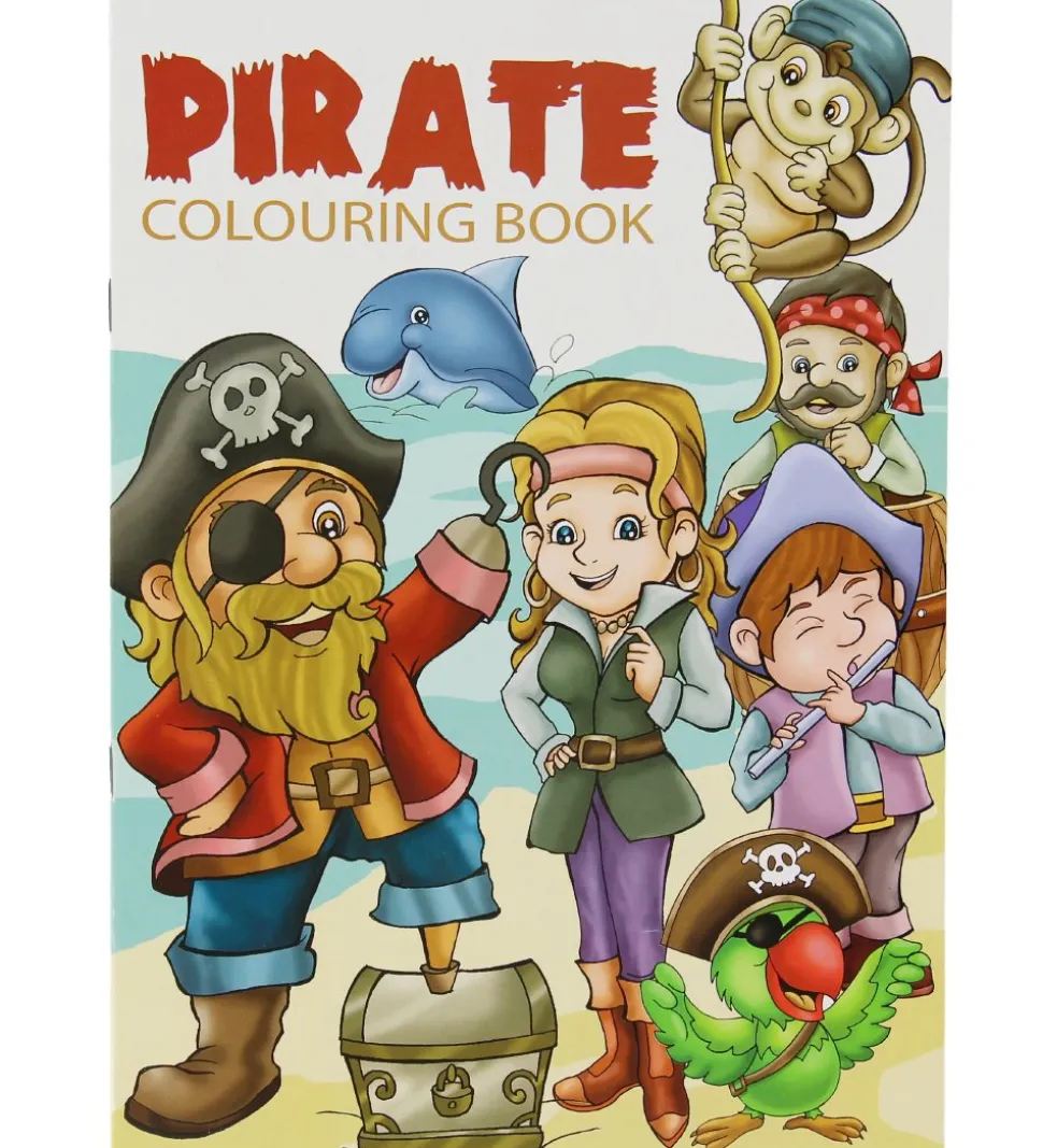 Malebog - Pirate Colouring Book - 16 Sider