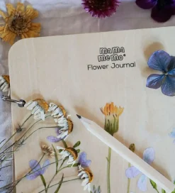 MaMaMeMo Blomsterjournal m. Blyant - Træ