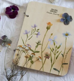 MaMaMeMo Blomsterjournal m. Blyant - Træ