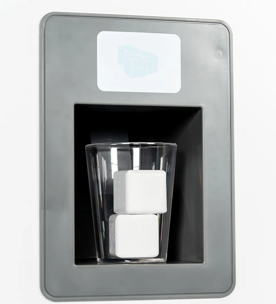 MaMaMeMo Køle-/Fryseskab m. Ismaskine - Hvid