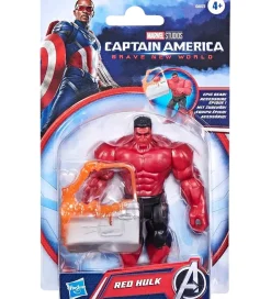 Marvel Avengers Actionfigur - Rød Hulk - 10cm